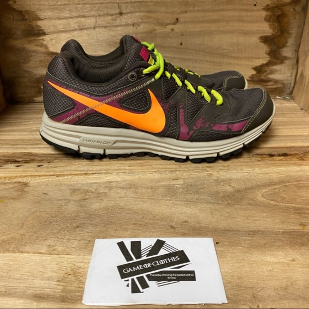 Nike lunarfly 3 tr black yellow running sneakers